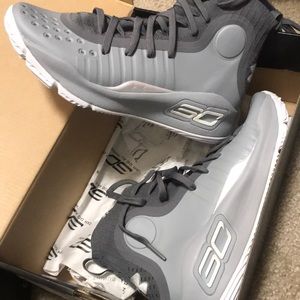 Light grey and white Steph Curry’s
